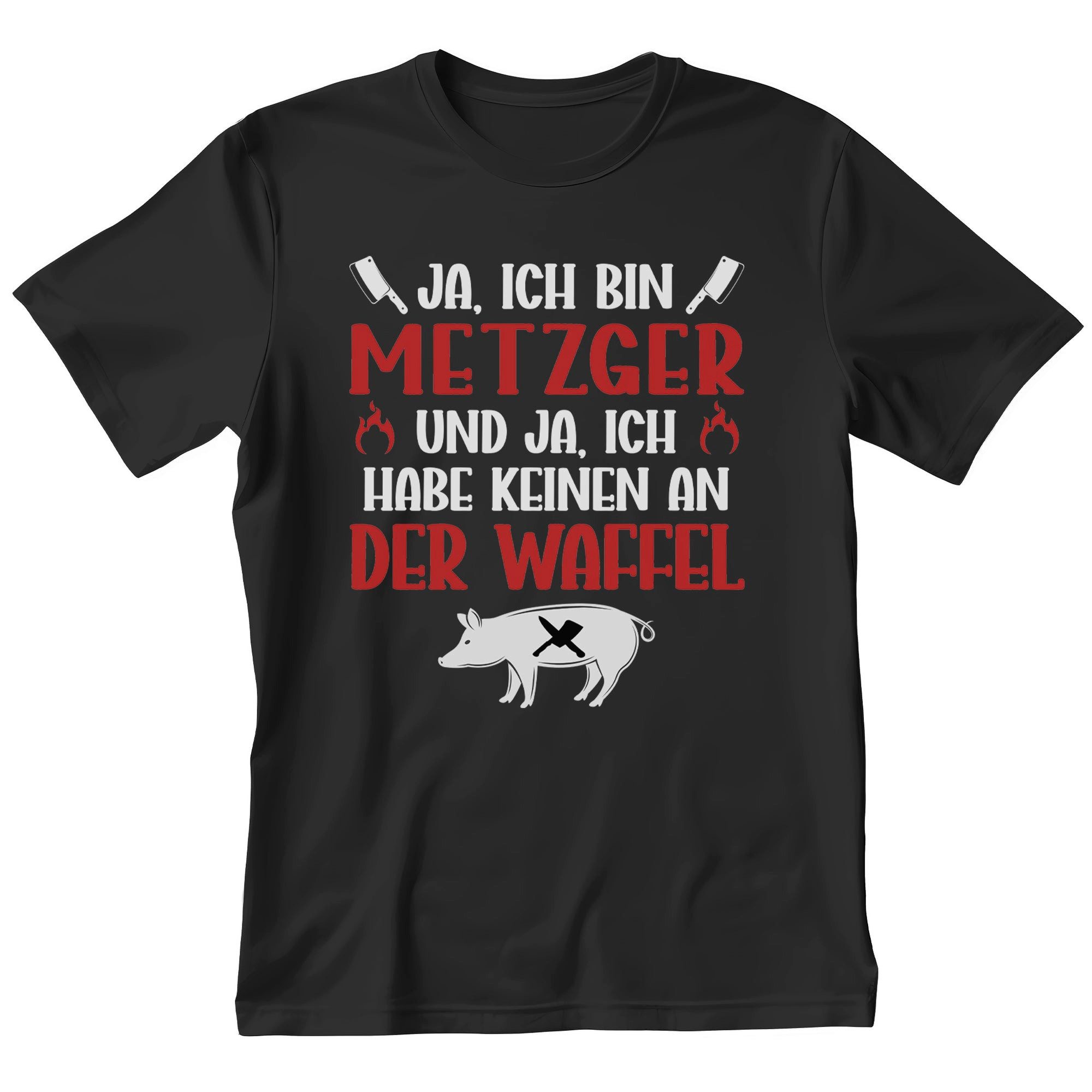 T-Shirt Metzger Geschenk Männer Spruch Beruf Abschluss
