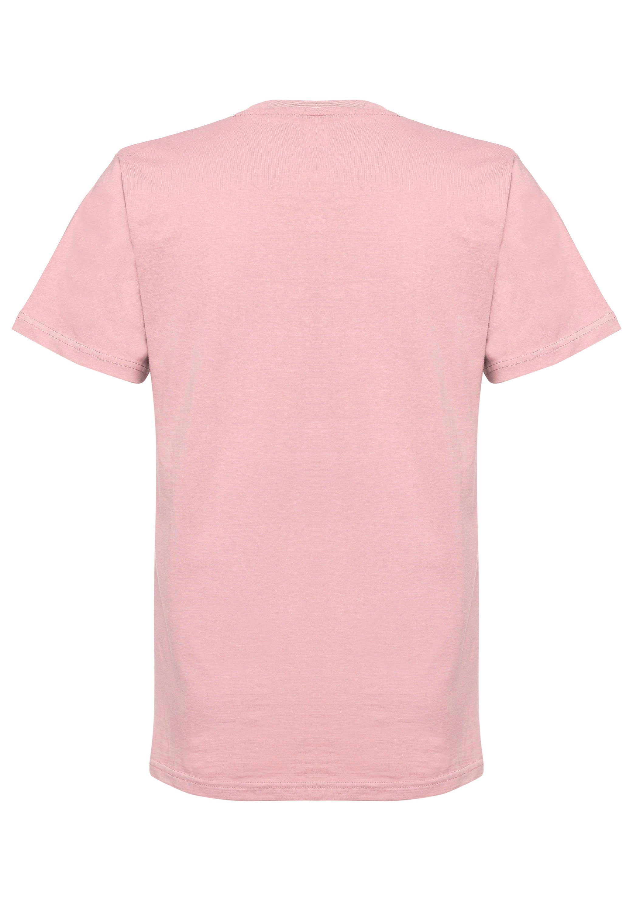 MIKON Bio-Baumwolle Pink T-Shirt zertifizierte Sense GOTS
