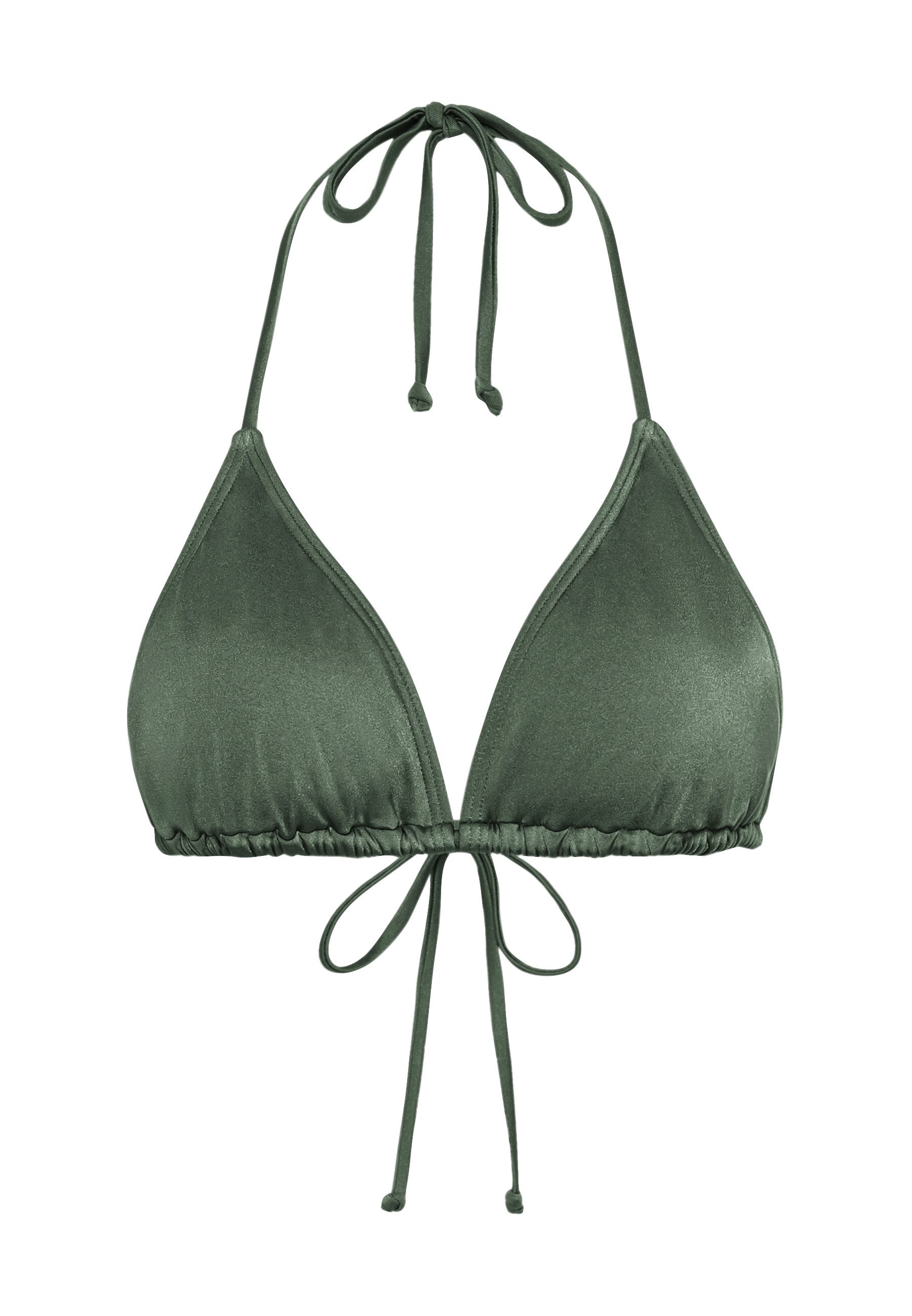 LSCN by LASCANA Triangel-Bikini-Top Nele, mit glänzender Beschichtung – Bild 2 von 5