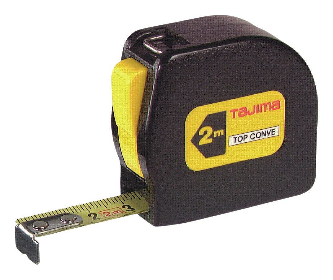 Tajima Rollbandmaß, Taschenbandmaß TOP CONVE 3,5mx13mm gelb