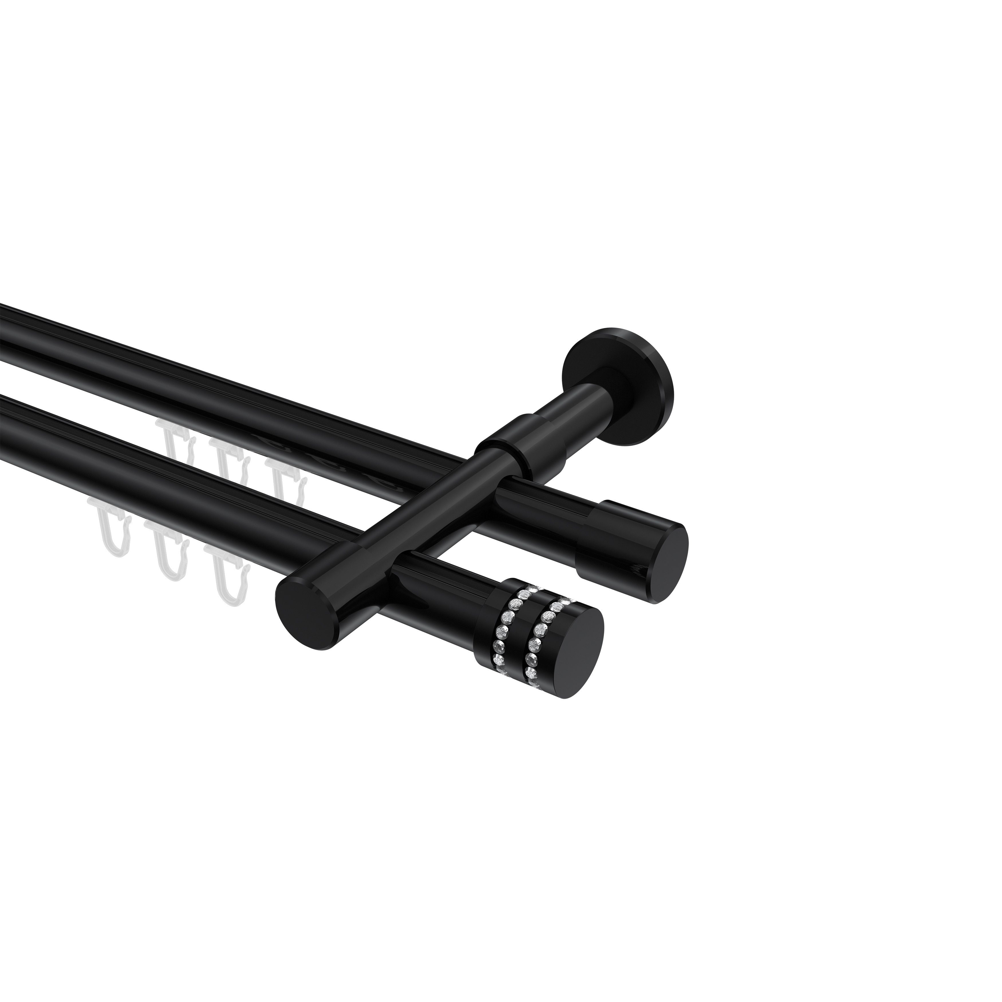 Gardinenstange Prestige Estana, INTERDECO, Ø 20 mm, 2läufig, mit