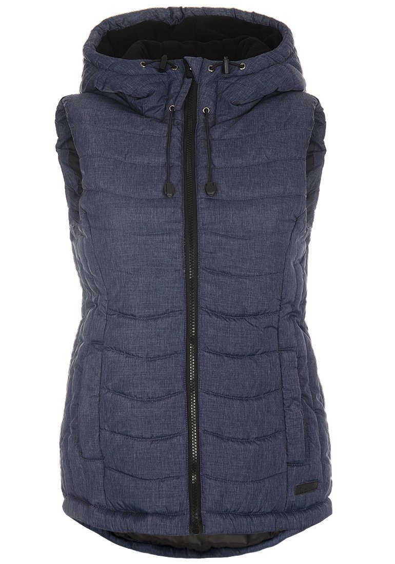 Blend she Kurzweste Neni Weste mit Fleece in der Kapuze