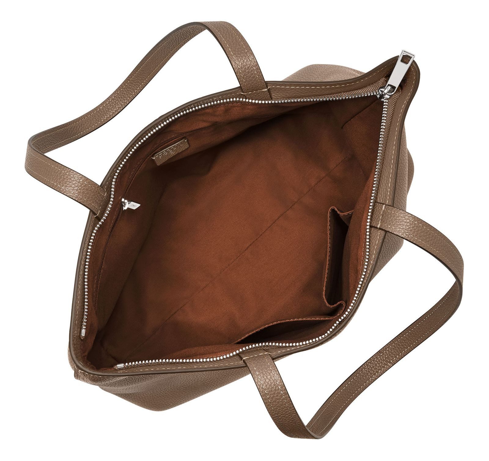 Fossil Schultertasche Top Zip Tote, aus echtem Rindsleder