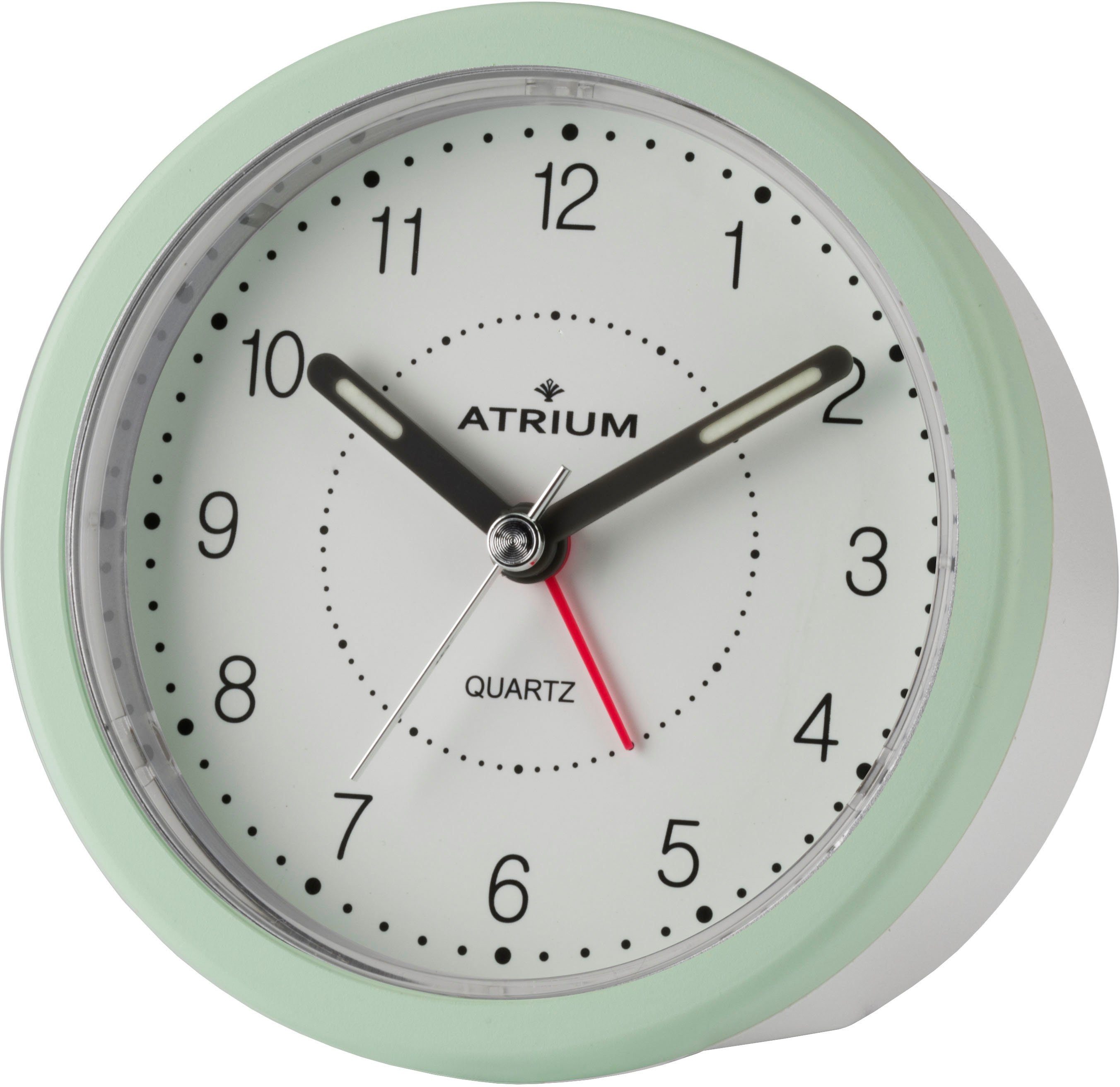Atrium Quarzwecker Wecker, schleichende Sekunde, Beleuchtung, Geschenkidee, Schlafzimmer