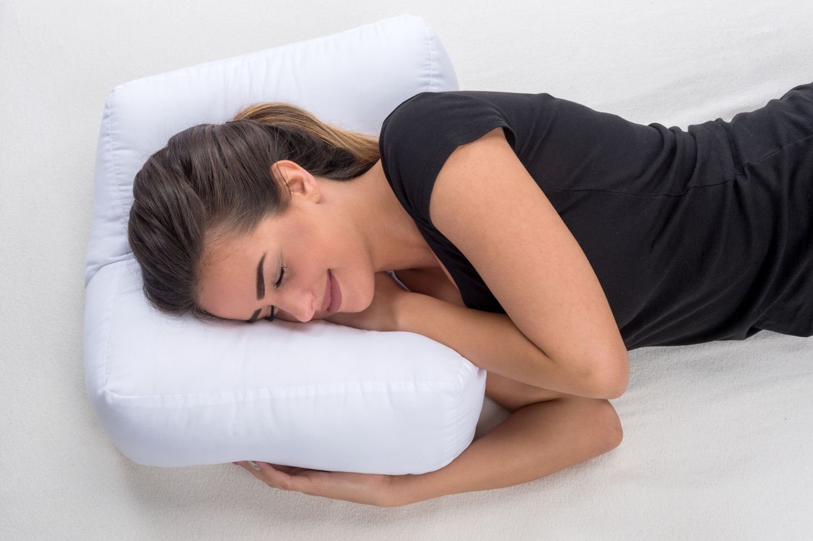 Maximex Küchenorganizer-Set Seitenschläferkissen mit Polyesterbezug für eine ruhige Nacht