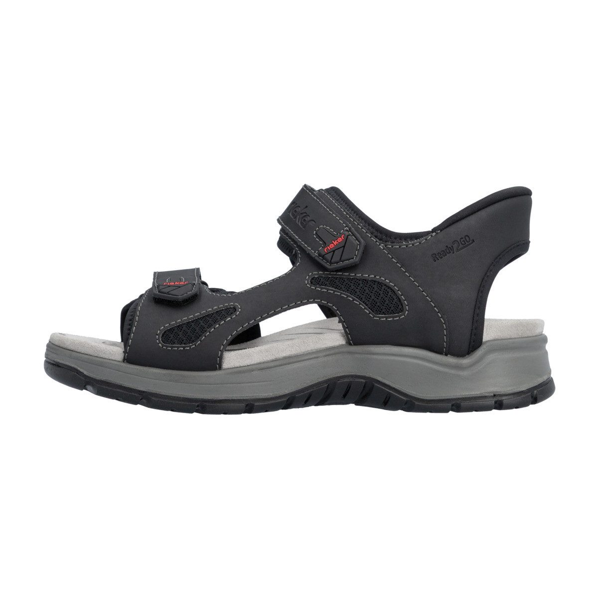 Rieker 26953 Herren Sandale Sandaletten, Sommerschuhe, Badeschuhe, Riemchen, Schlappen