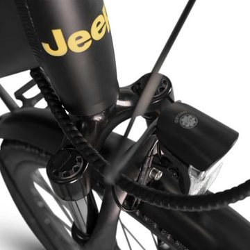 Jeep E-Bikes E-Bike TLR 7020, 7 Gang, Kettenschaltung, Heckmotor, (mit Akku-Ladegerät)