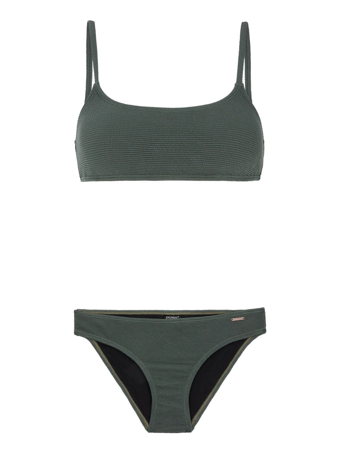 Protest Triangel-Bikini Protest Bralette-Bikini Set Prthizz Huntergreen