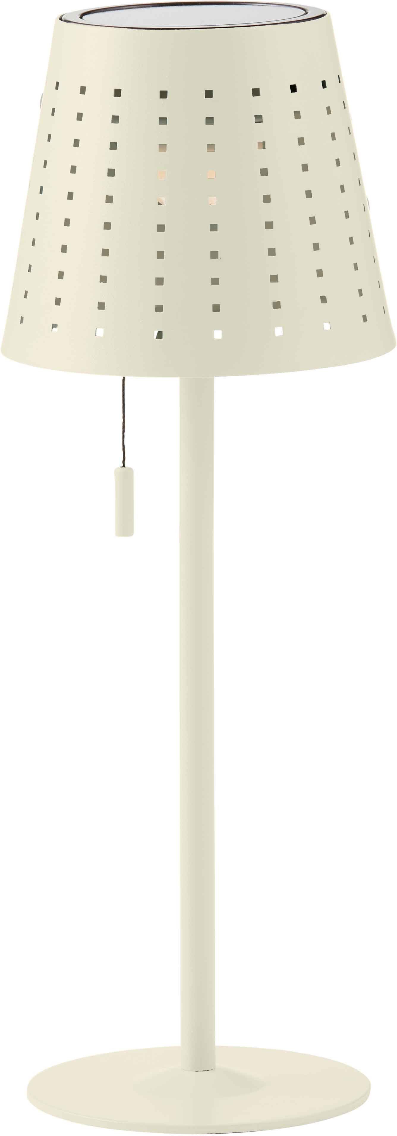Northpoint Außen-Tischleuchte Outdoor LED-Tischleuchte integrierter Akku Solarbetrieben