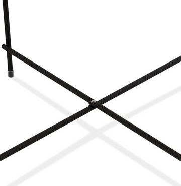 KADIMA DESIGN Beistelltisch PIPER MEDIUM Couchtisch Anstelltisch Glas Schwarz