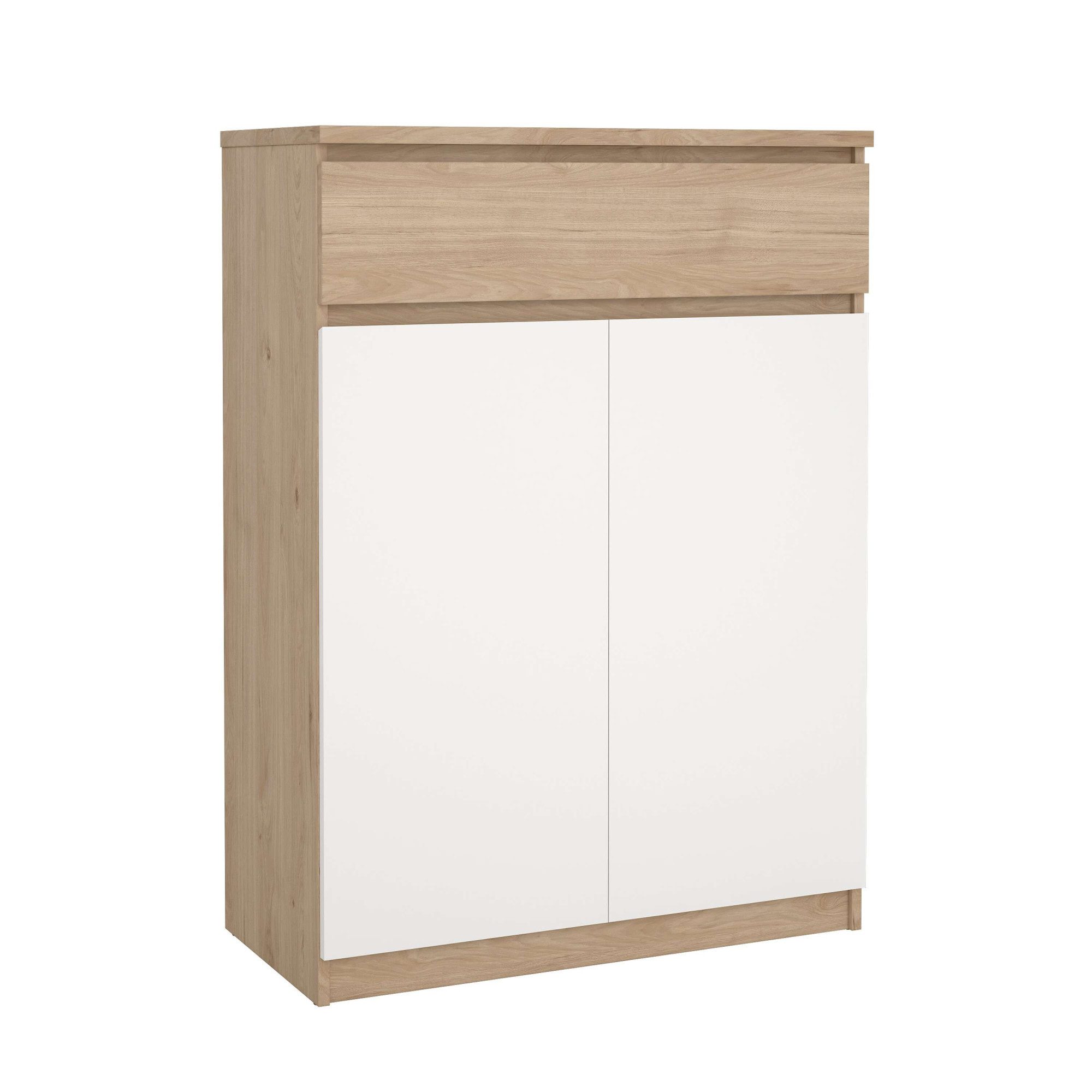 Home affaire Schuhschrank Naia Schuhaufbewahrung, Schuhkommode, Schuhregal, Garderobenschrank, mit 2 Türen und 4 Einlegeböden, 1 Schublade, Breite 80 cm