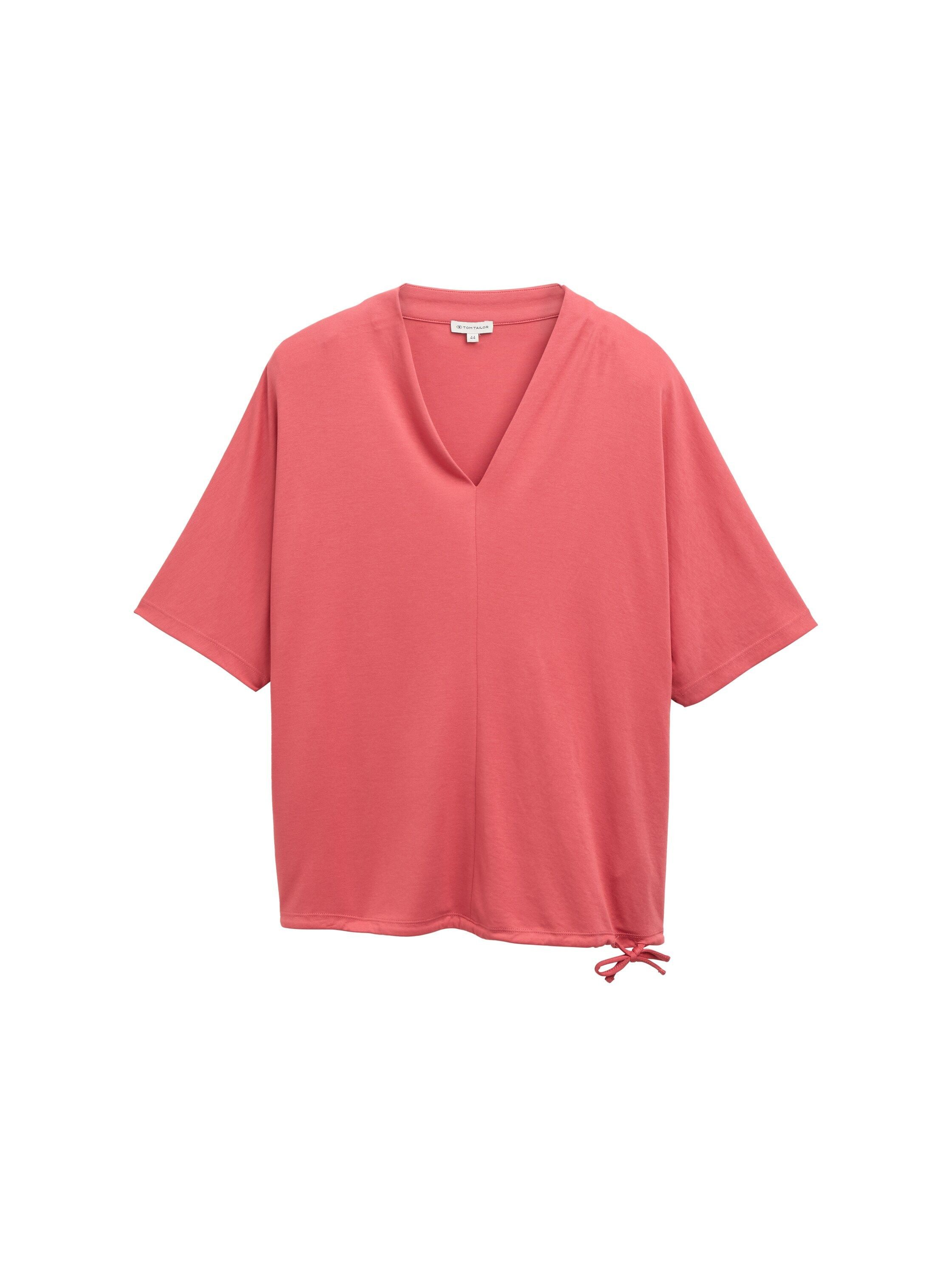 TOM TAILOR T-Shirt Plus Size - T-Shirt mit V-Ausschnitt günstig online kaufen