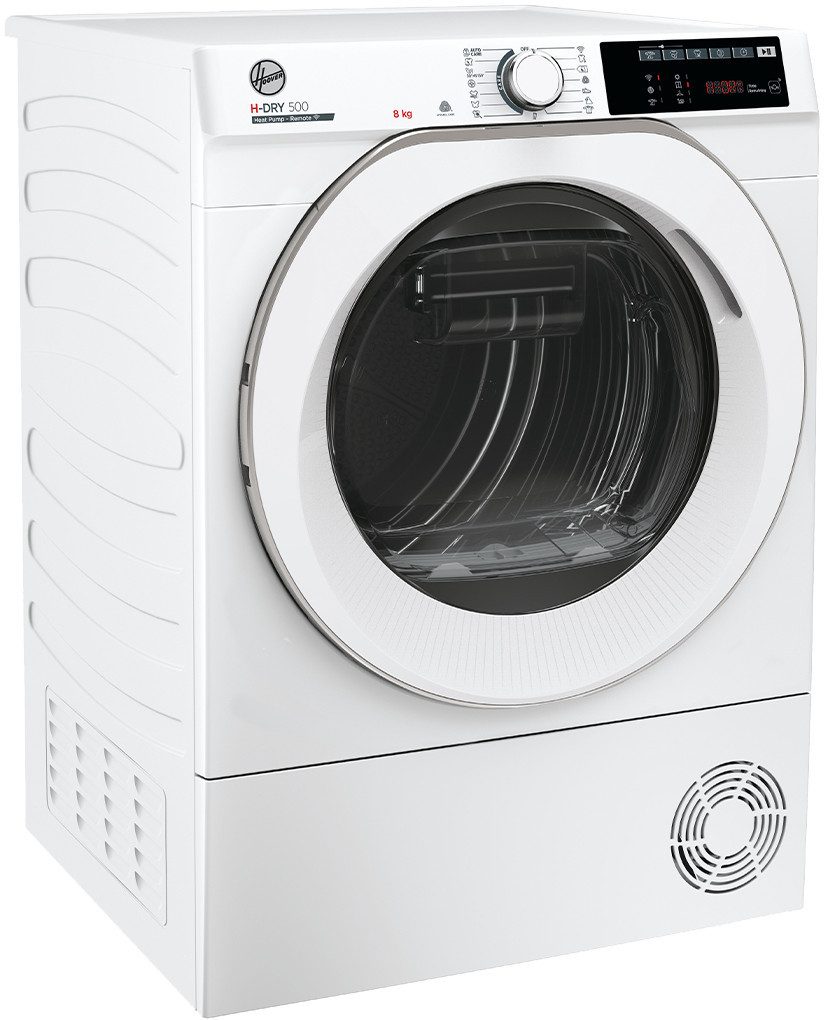Hoover Wärmepumpentrockner NDE H8A2TCEXS-S, AquaVision, WiFi + Bluetooth hOn App