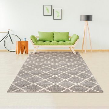 Teppich Arvid, andas, rechteckig, Höhe: 14 mm, modernes Design, flacher Teppich,Kurzflor, Weich, Pflegeleicht