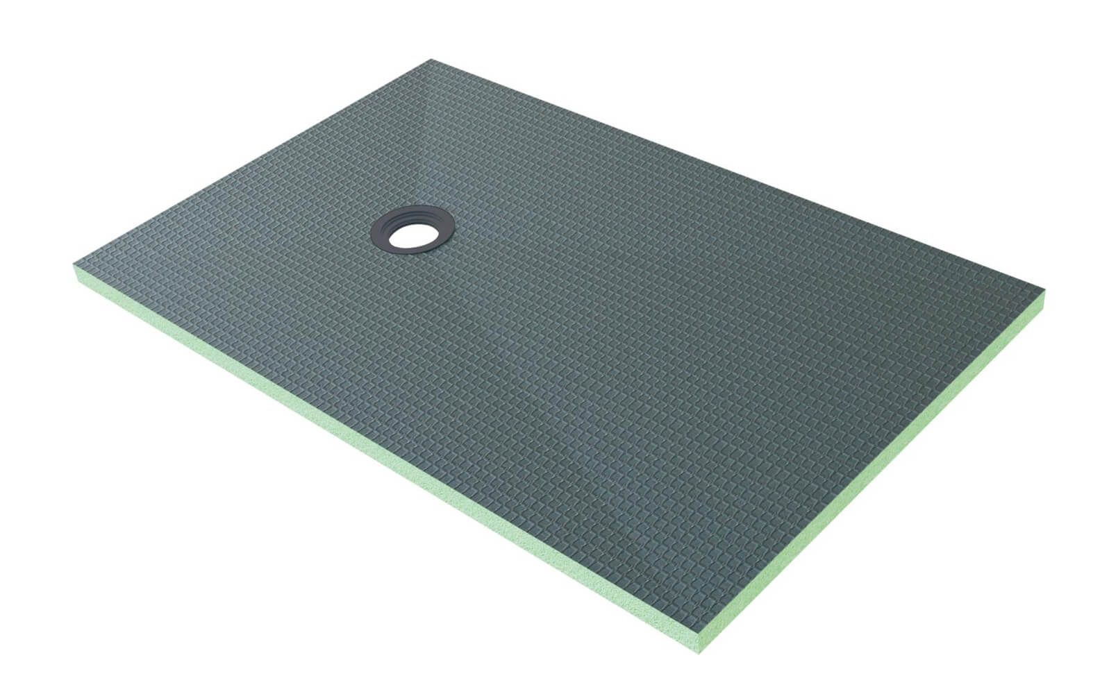duschspa Duschwanne 140x90x4cm XPS Duschelement Duschtasse befliesbar Duschboard Bauplatte, Set