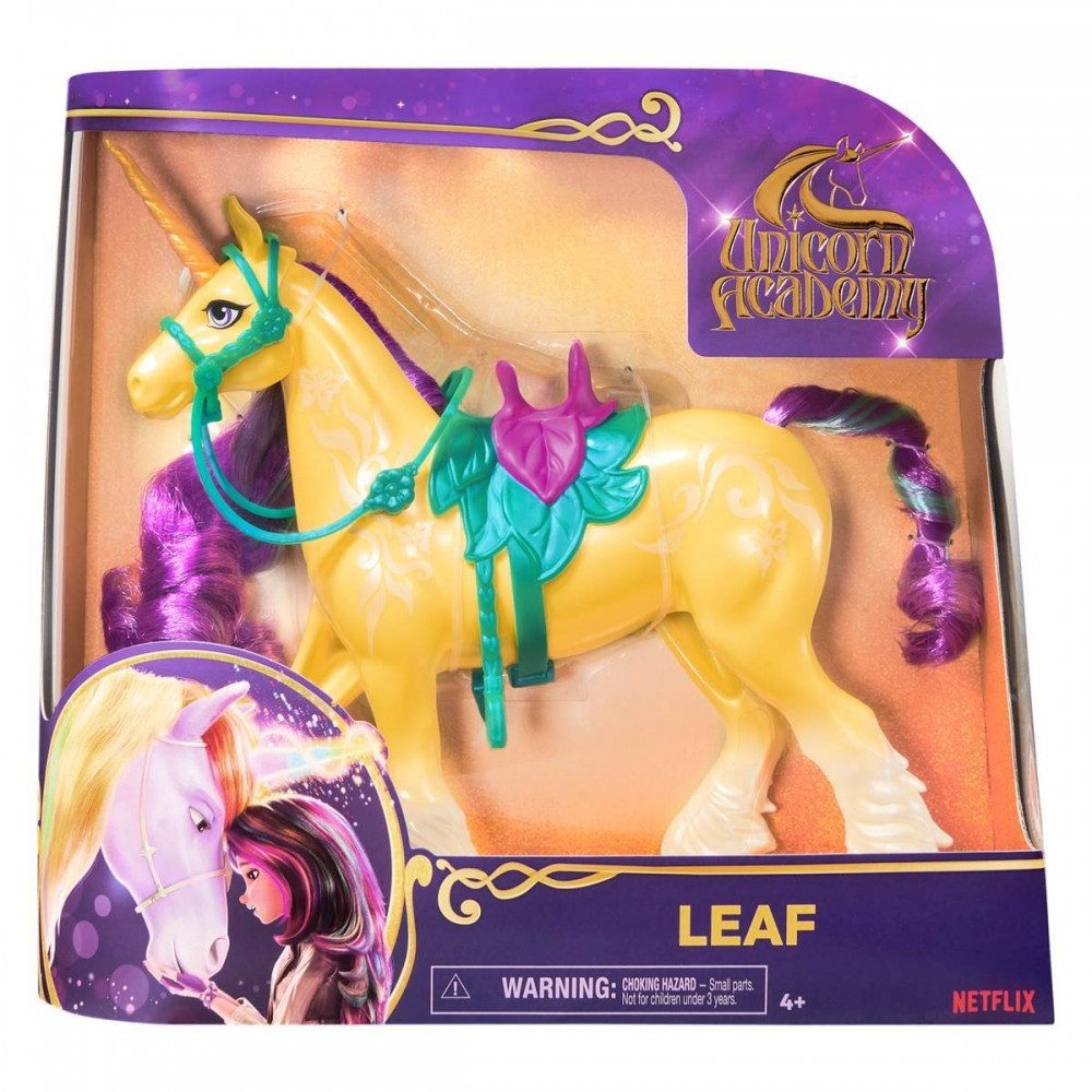 Spin Master Spiel Spin Master Unicorn Academy Einhorn Leaf - Figur, Einhorn Leaf