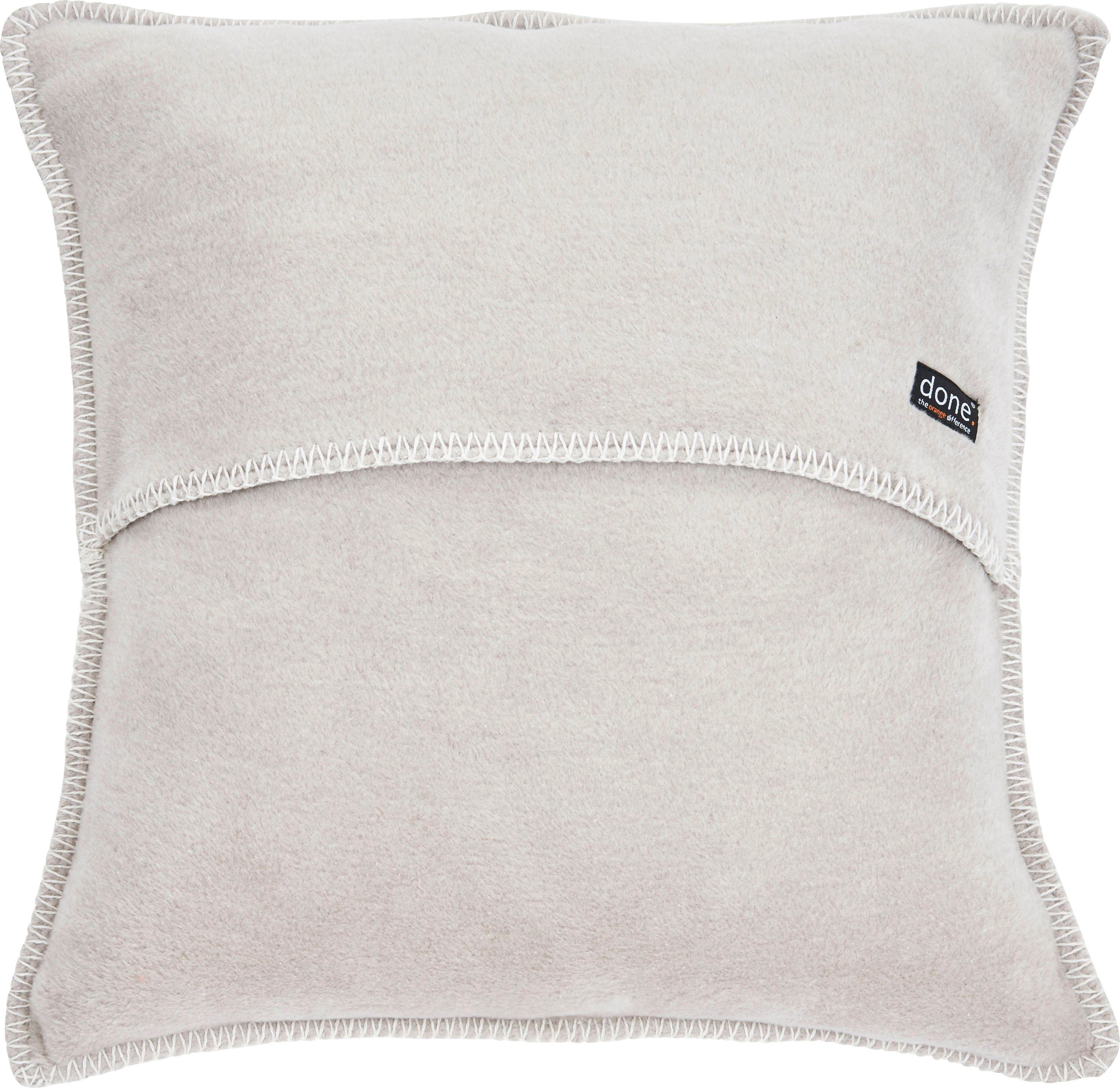 done. Dekokissen "Cozy" unifarben, Hotelverschluss, Kissenhüle ohne Füllung günstig online kaufen