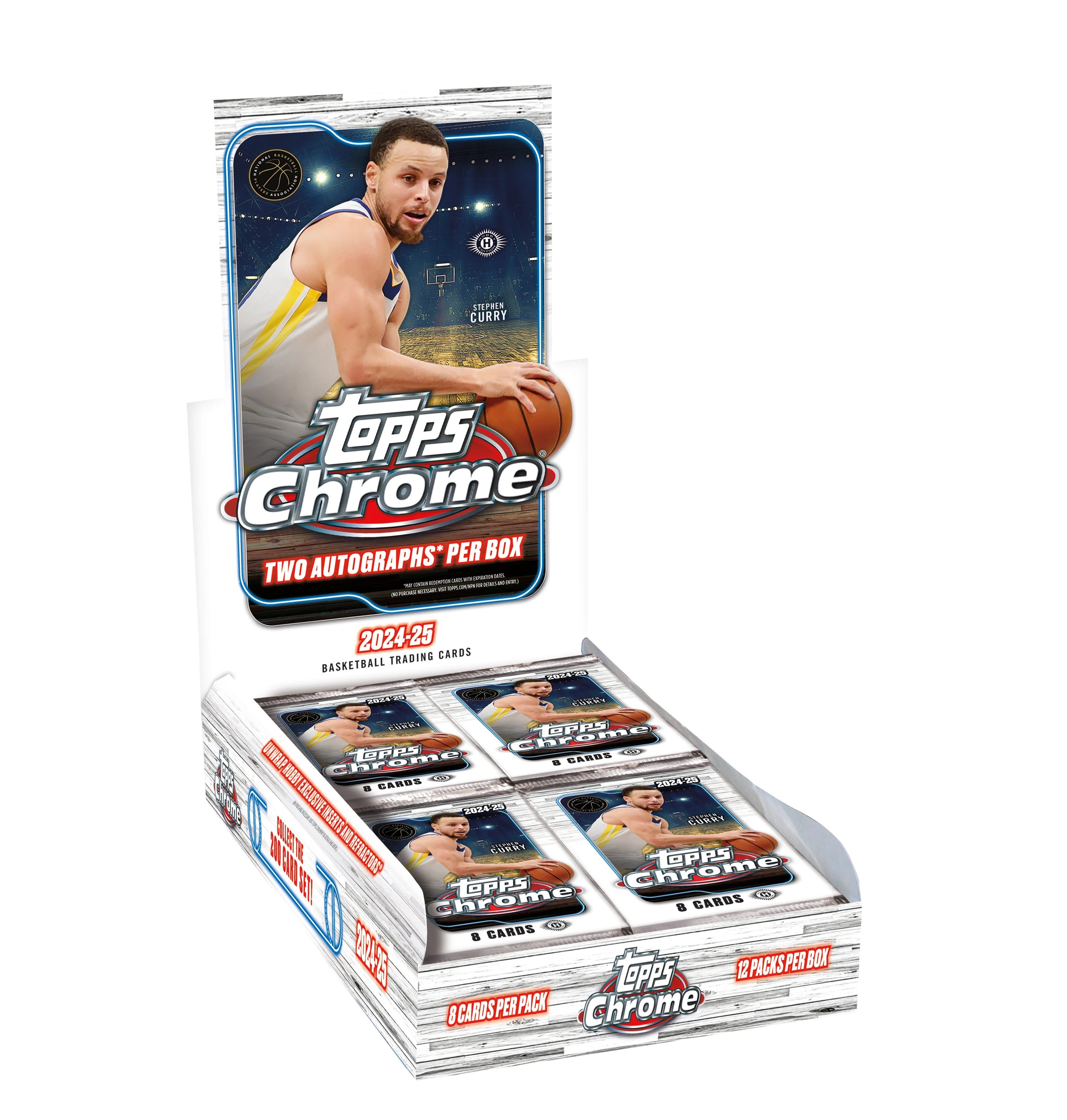 Topps Sammelkarte 2024/25 Topps Chrome Basketball - Hobby Box