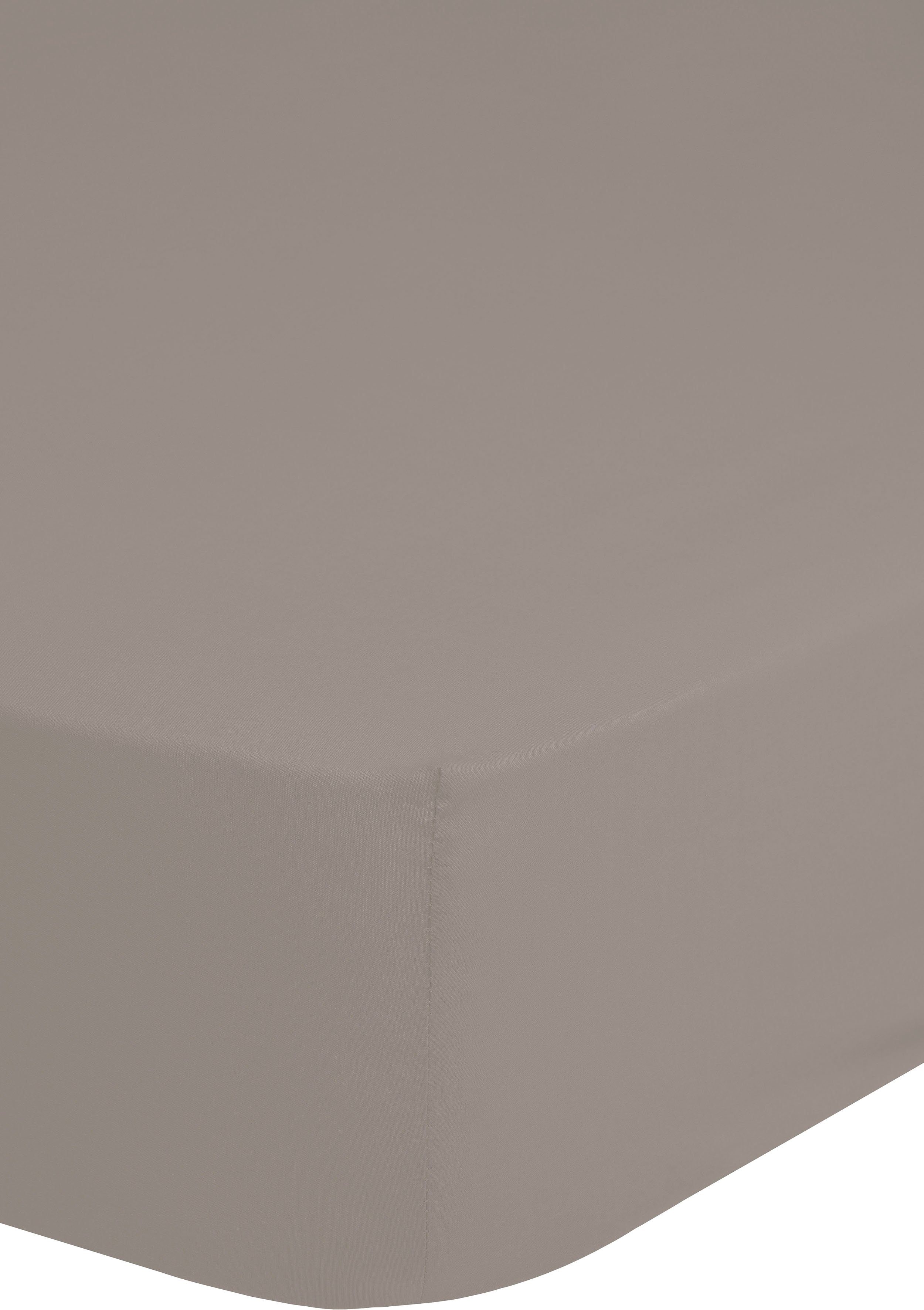 hip Spannbettlaken Hip in Gr. 90x200, 140x200 oder 180x200 cm, Satin, Gummizug: rundum, (1 Stück), 100% Baumwolle, Mako-Satin, Rundumgummi, bis 25 cm Höhe