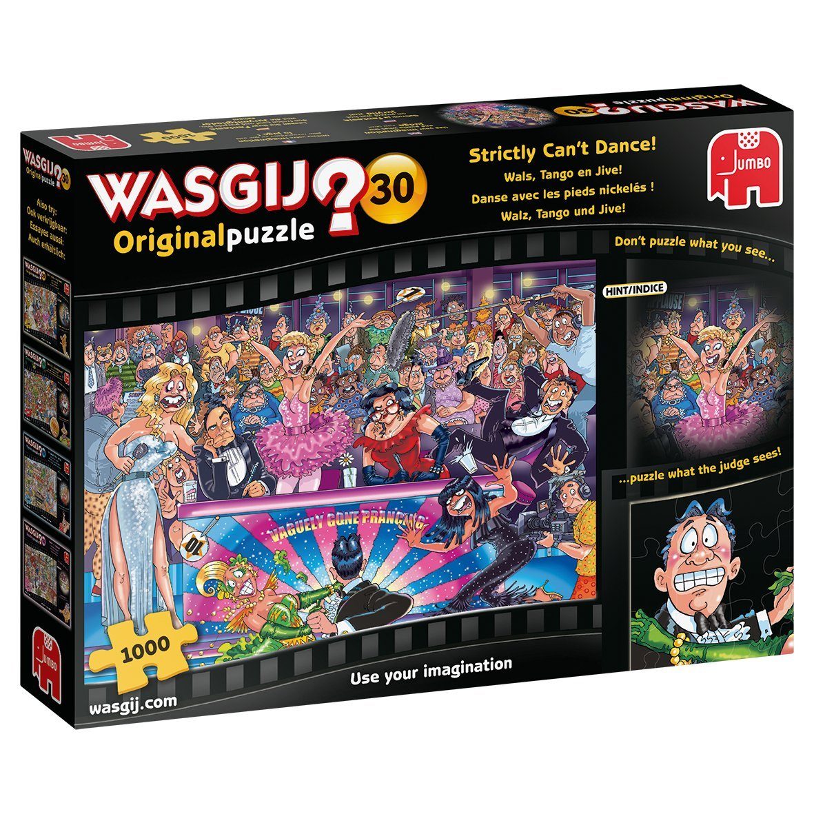 Jumbo Spiele Puzzle Wasgij Original 30 Walzer, Tango und Jive! 1000 Teile Puzzle, 1000 Puzzleteile, Made in Europe