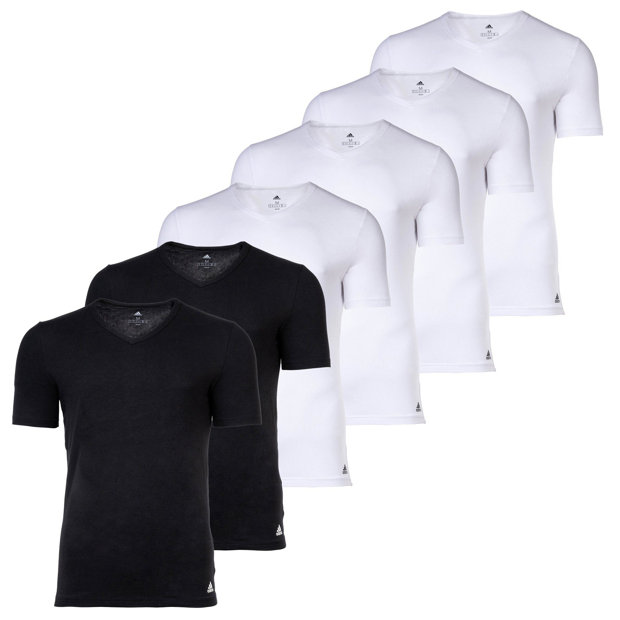 T-Shirt Herren T-Shirt 6er Pack Baumwolle