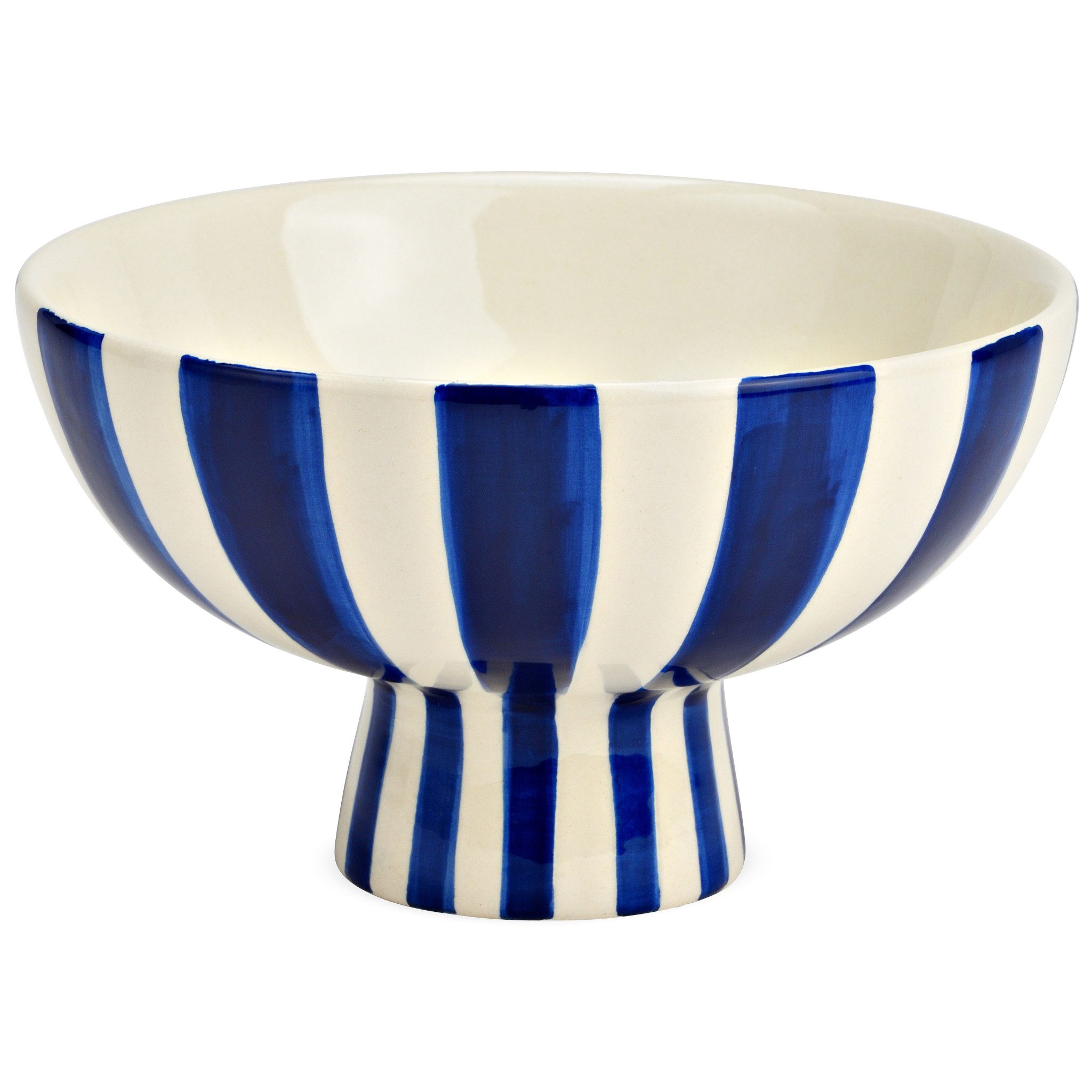 matches21 HOME & HOBBY Dekoschale Dekoschale bunt gestreift, blau weiß in Ø günstig online kaufen