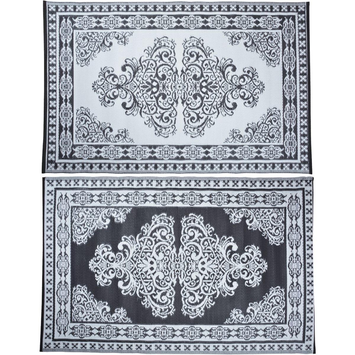 esschert design Teppich Esschert Design Outdoor Perserteppich aus PP, 119,5 x 186,0 x 0,3 cm