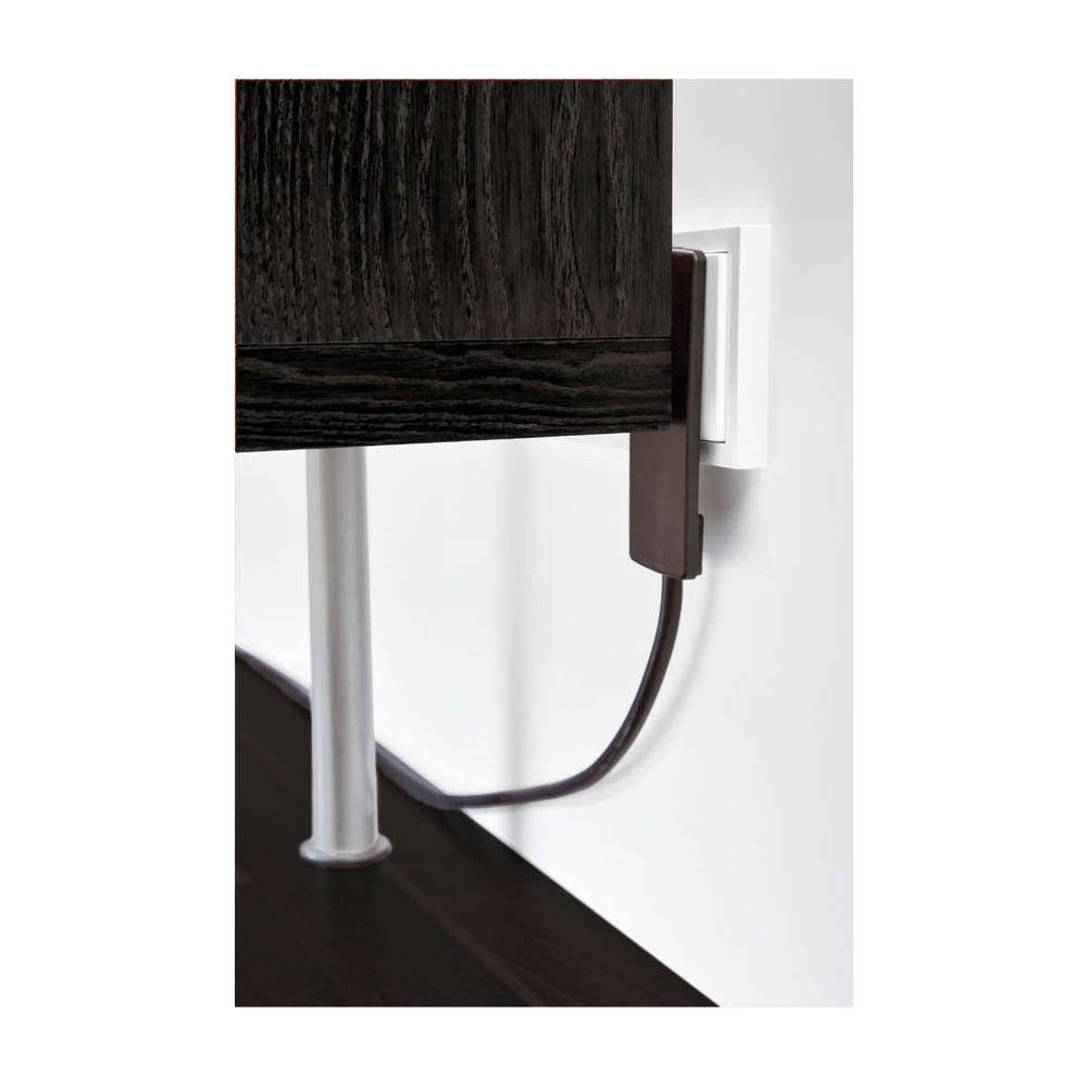 Evoline 3fach Steckdosenleiste mit Flachstecker 151000156300 Steckdosenleiste (Kabellänge 1.50 m)