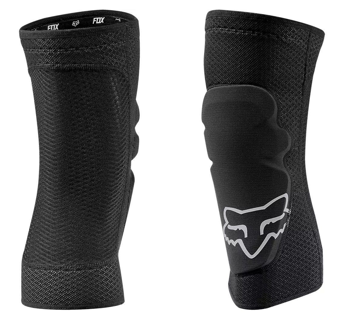 Fox Racing Protektoren-Set Fox Enduro Knee Sleeve Knieschoner schwarz / Logo weiss L
