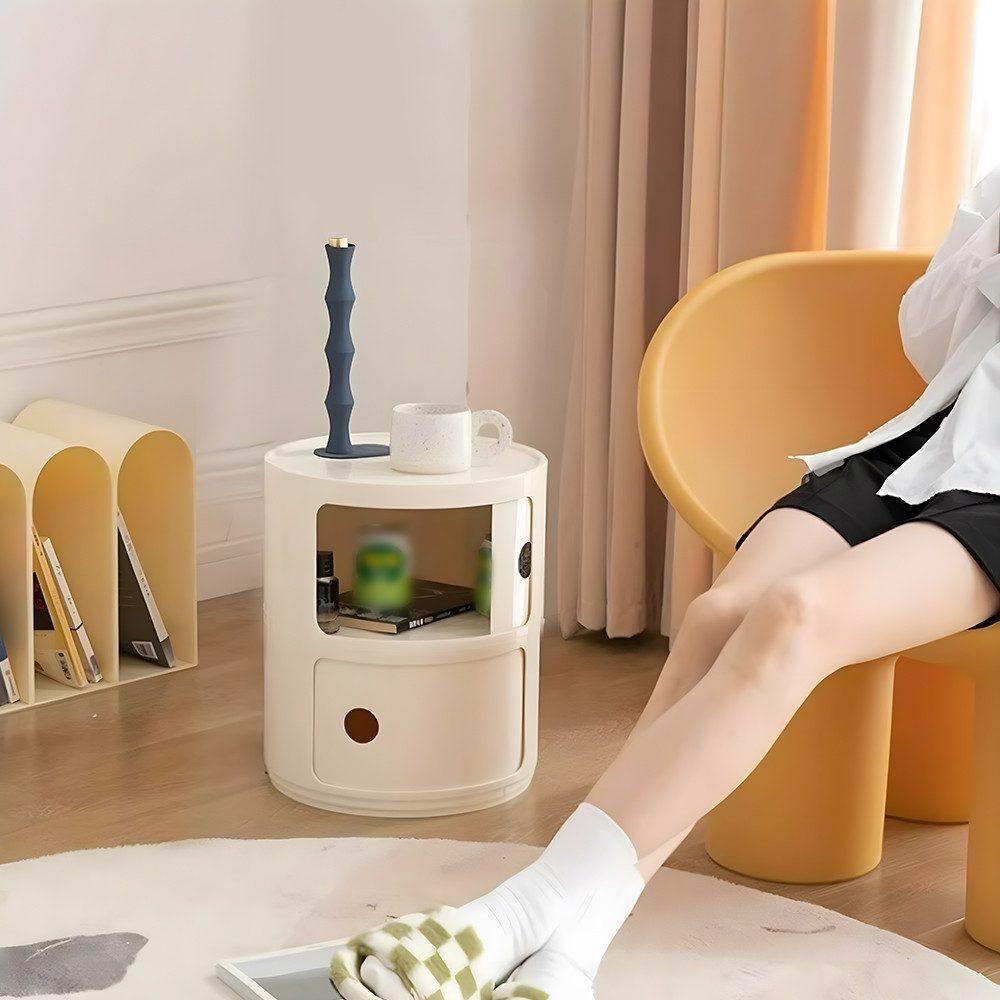 PODOFO Nachttisch Modern Minimalist Round Nightstand günstig online kaufen