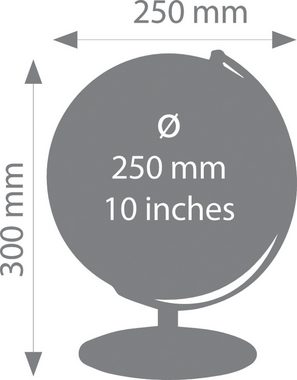 TROIKA Globus Globus mit 25 cm Durchmesser PLANET