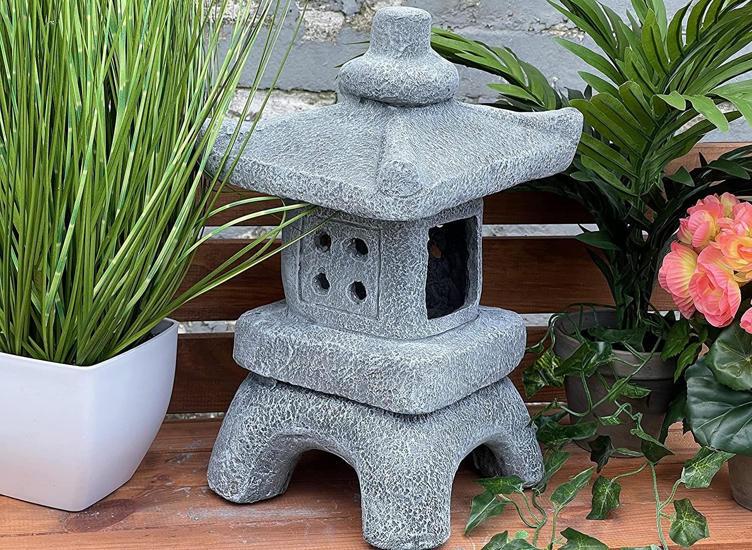 Stone and Style Gartenfigur Pagode Asiatische Laterne günstig online kaufen