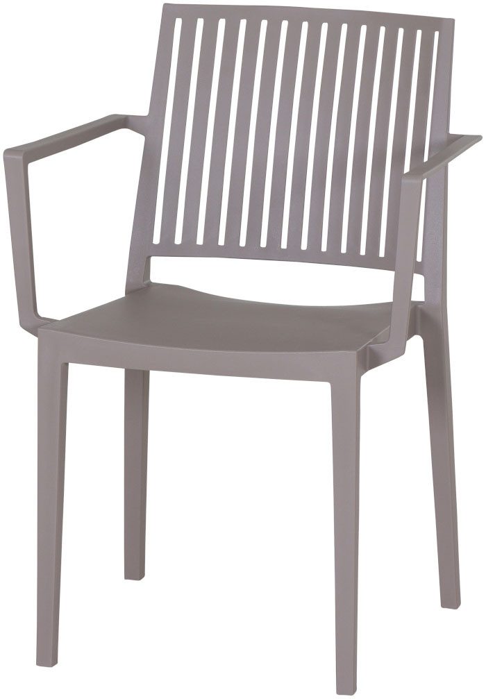 Siena Garden Gartensessel Lane 2er Set Stapelsessel taupe (Set, 2-St), Gestell, Polypropylen/Glasfaser