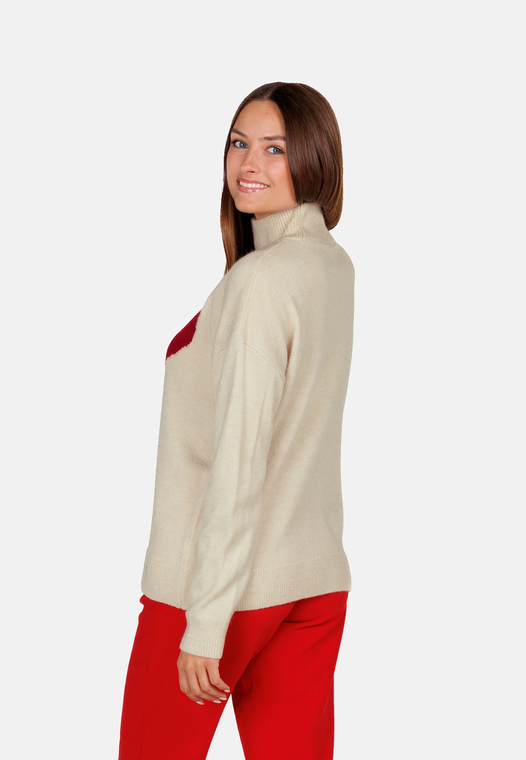 Key Largo Strickpullover Pullover TENDER Strickpullover Steh-Kragen (1-tlg)