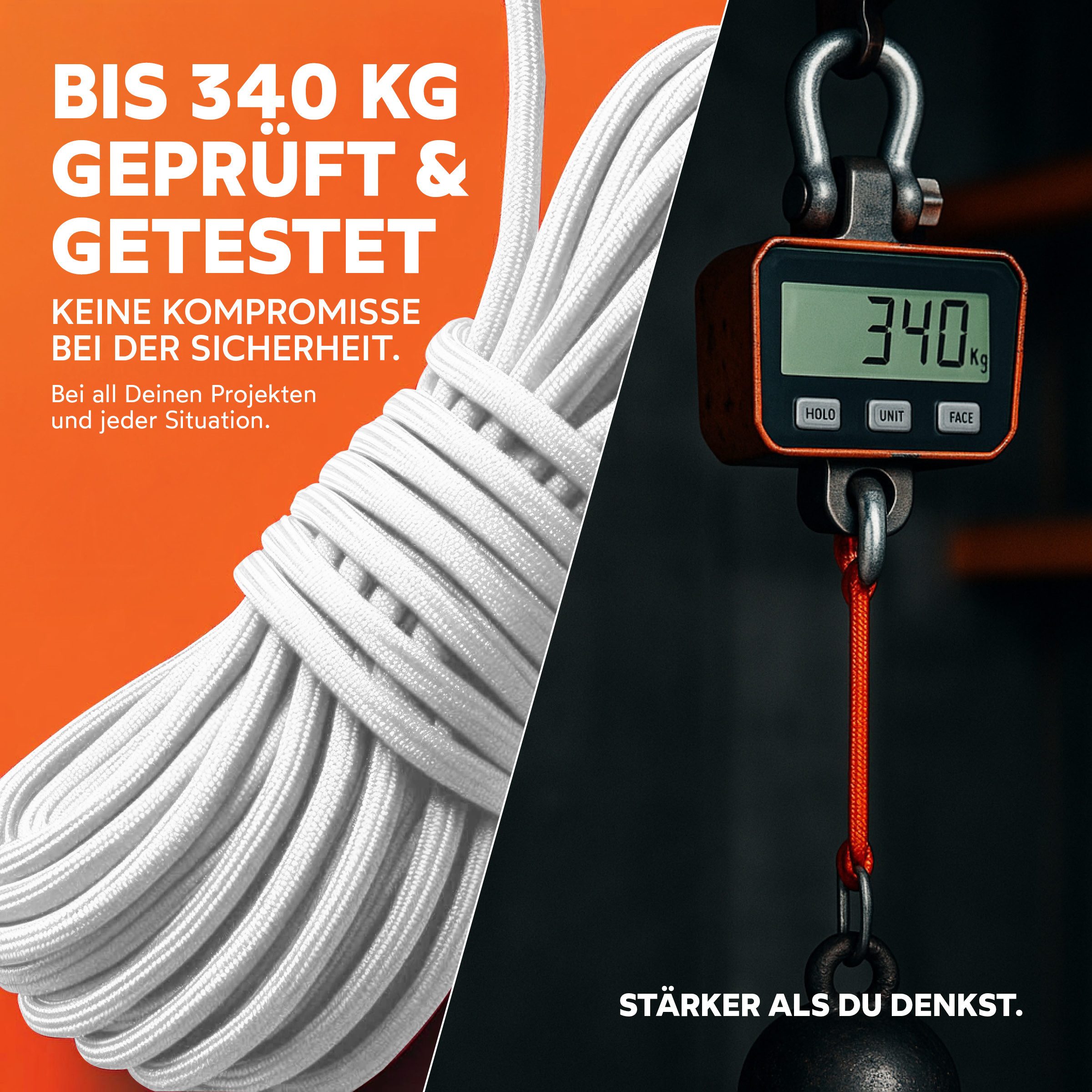 GO!elements Paracord 750 - 4,5mm Seil