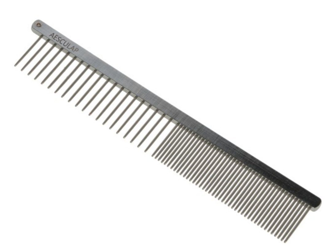 Kerbl Fellkamm Aesculap Fellkamm mit Edelstahlgriff Länge 202 mm VH400, (1-tlg) von Kerbl
