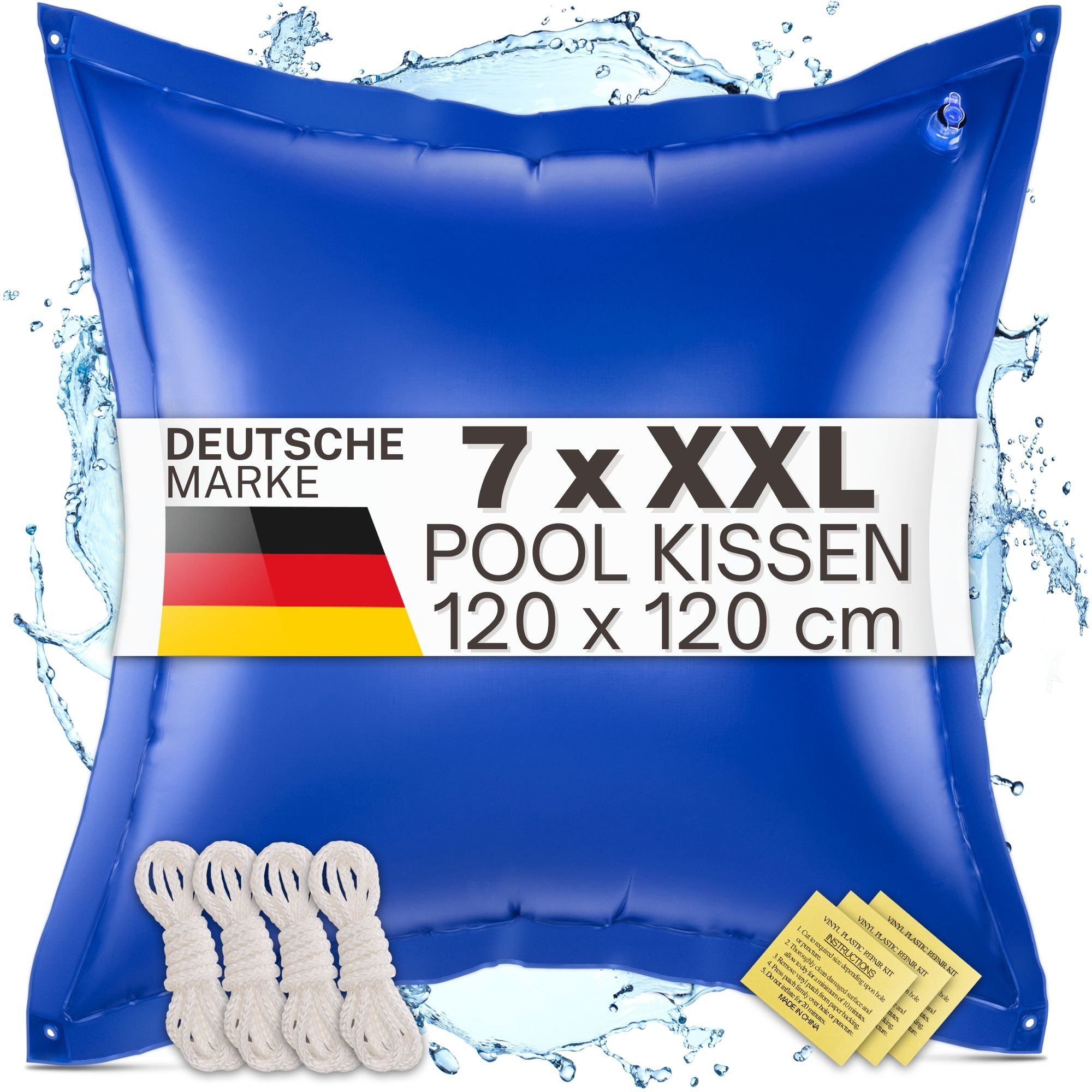 bonsport Pool-Abdeckplane Pool Kissen 118x118 cm, günstig online kaufen