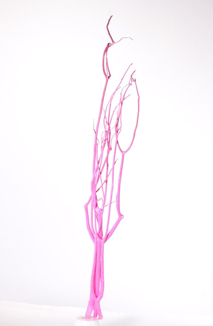 Kunstzweig Mitsumata Zweige Gery, 3 Stück, rosa, 105cm, INNA-Glas, Höhe 105.0 cm
