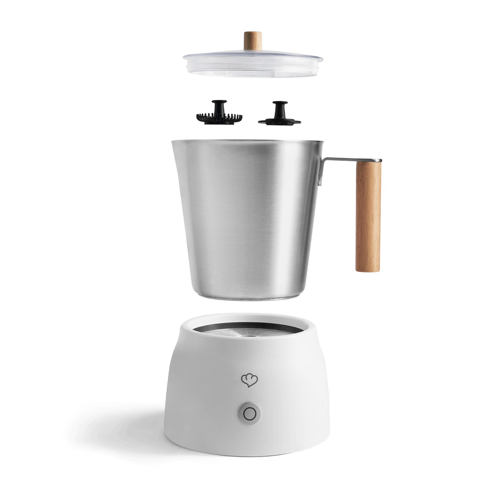 Springlane Zerkleinerer Springlane Pflanzenmilchbereiter Mila 0,6 L & Milchaufschäumer Mia