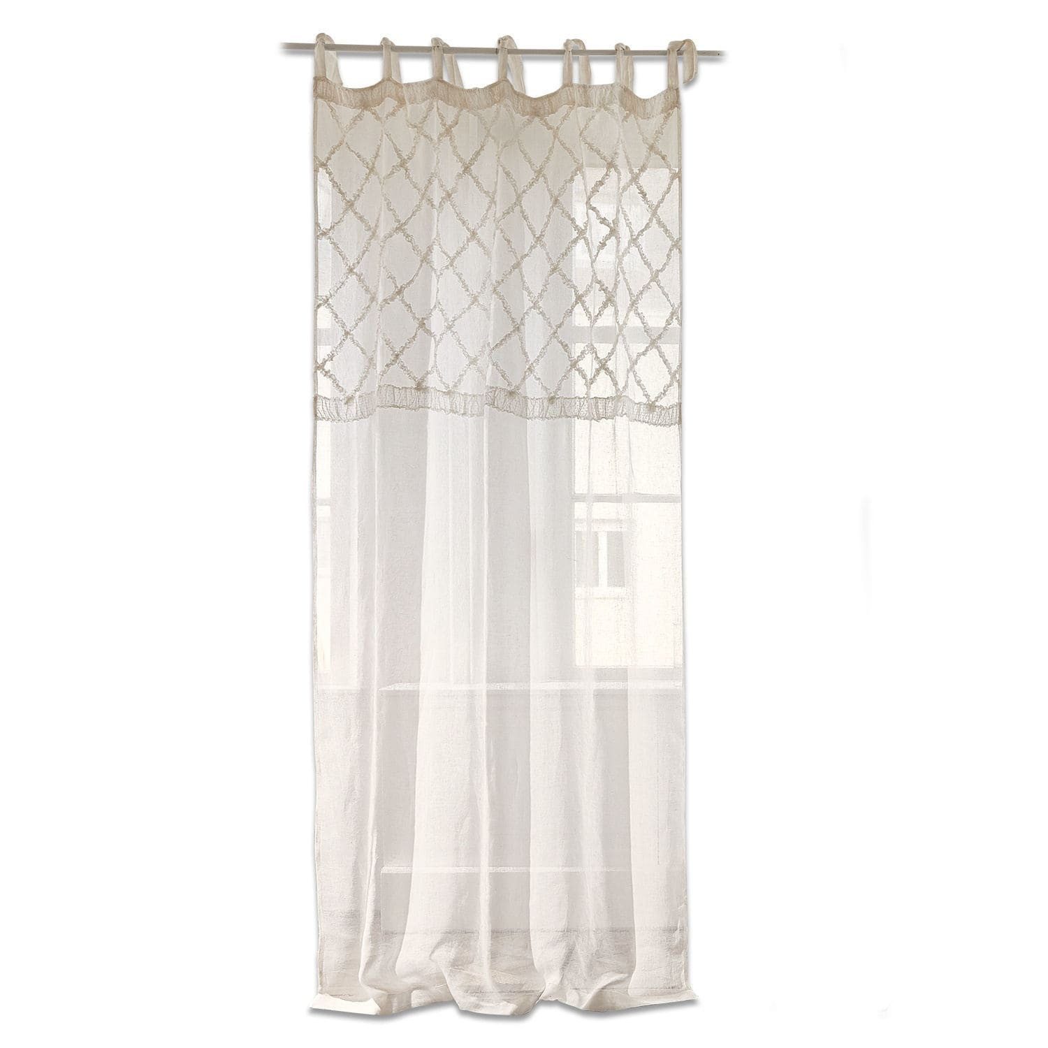 Mirabeau Vorhang Gardine Mistry creme günstig online kaufen