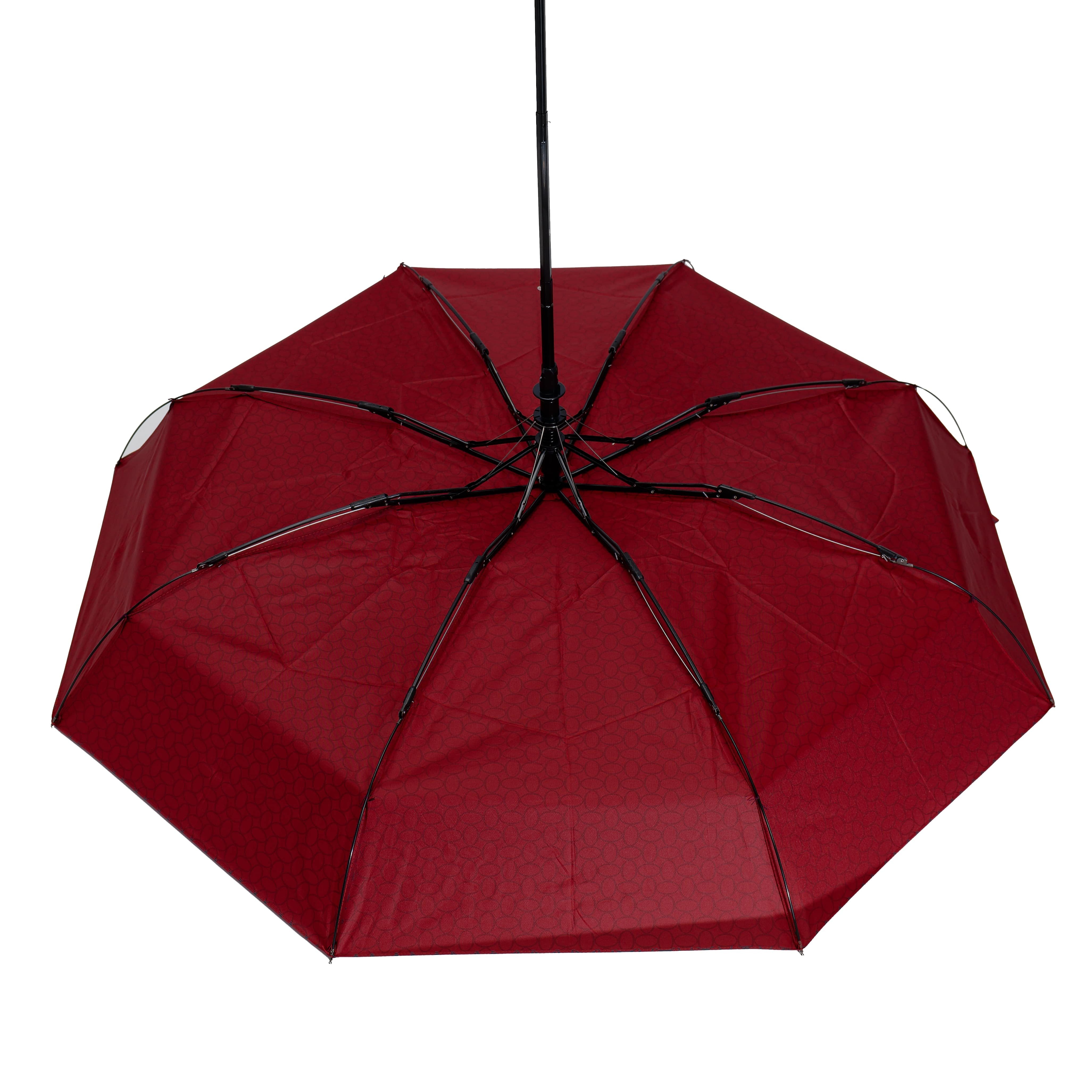 Susino Taschenregenschirm Teleskop Taschenschirm mit Schutzhülle, ⌀100 cm mit Muster