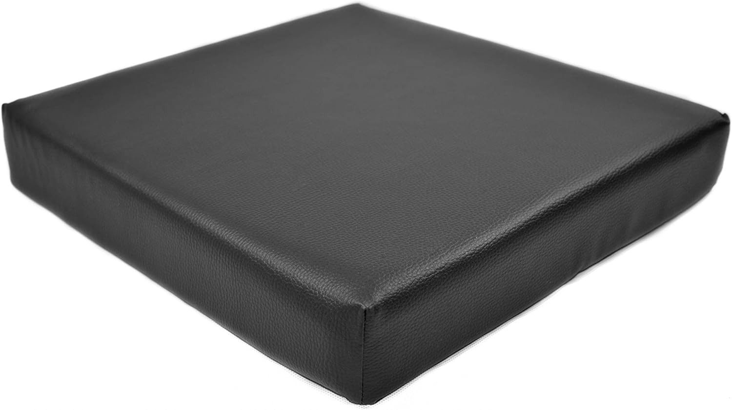 kissenfabrik-juwan Sitzauflage Visco Sitzkissen für Rollstuhl Bürostuhl, Ergonomisches Rollstuhlkissen Bürokissen 43x48 cm Kunstleder