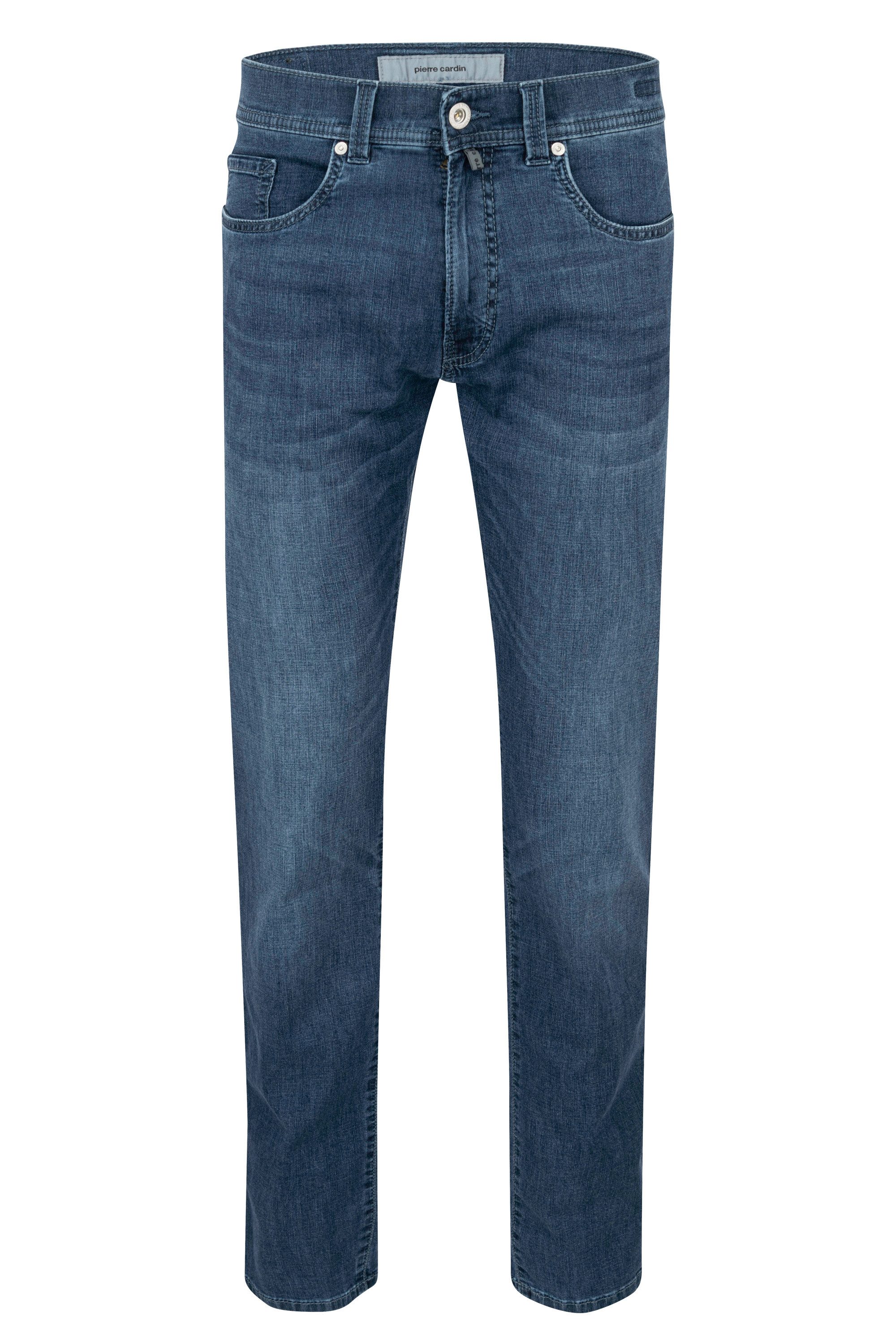 5-Pocket-Jeans PIERRE CARDIN LYON TAPERED dark blue used buffies 34510 7759.6814 -