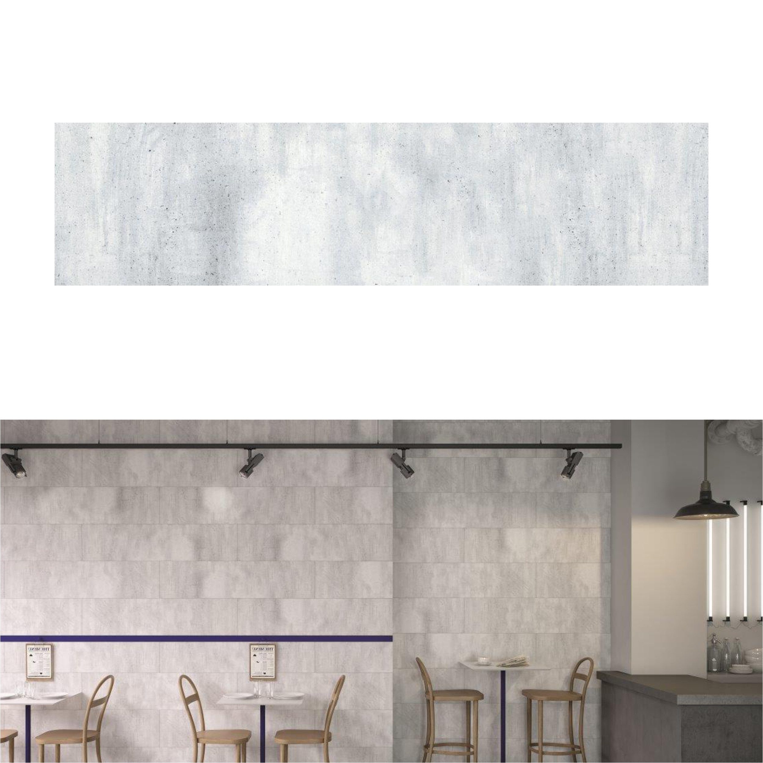 BARIDECOR Wandpaneel wasserfeste Wandfliese selbstklebend, BxL: 120,00x30,00 cm, 0,36 qm, (Packung mit 3,24 qm, Versandkostenfreie Lieferung) Betonoptik, 9 Fliesen/Karton, inkl. Klebestreifen, wasserresistent