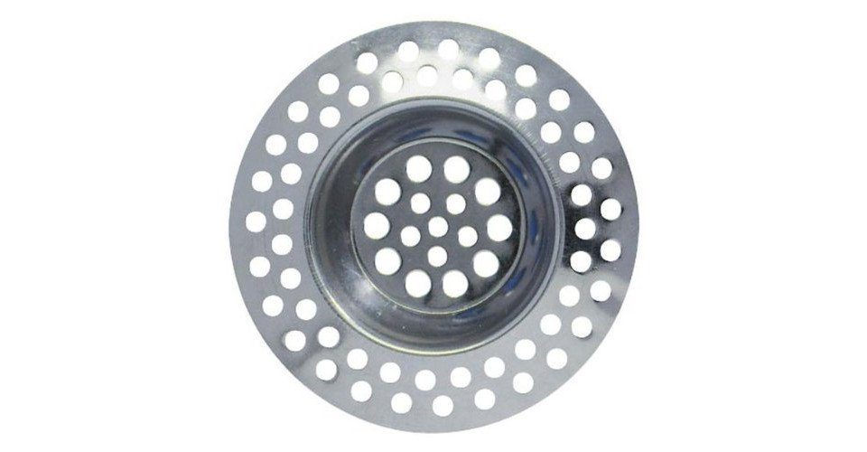 WENKO Abflusssieb Wenko Abfluss-Sieb 2er-Set, glänzend, Edelstahl