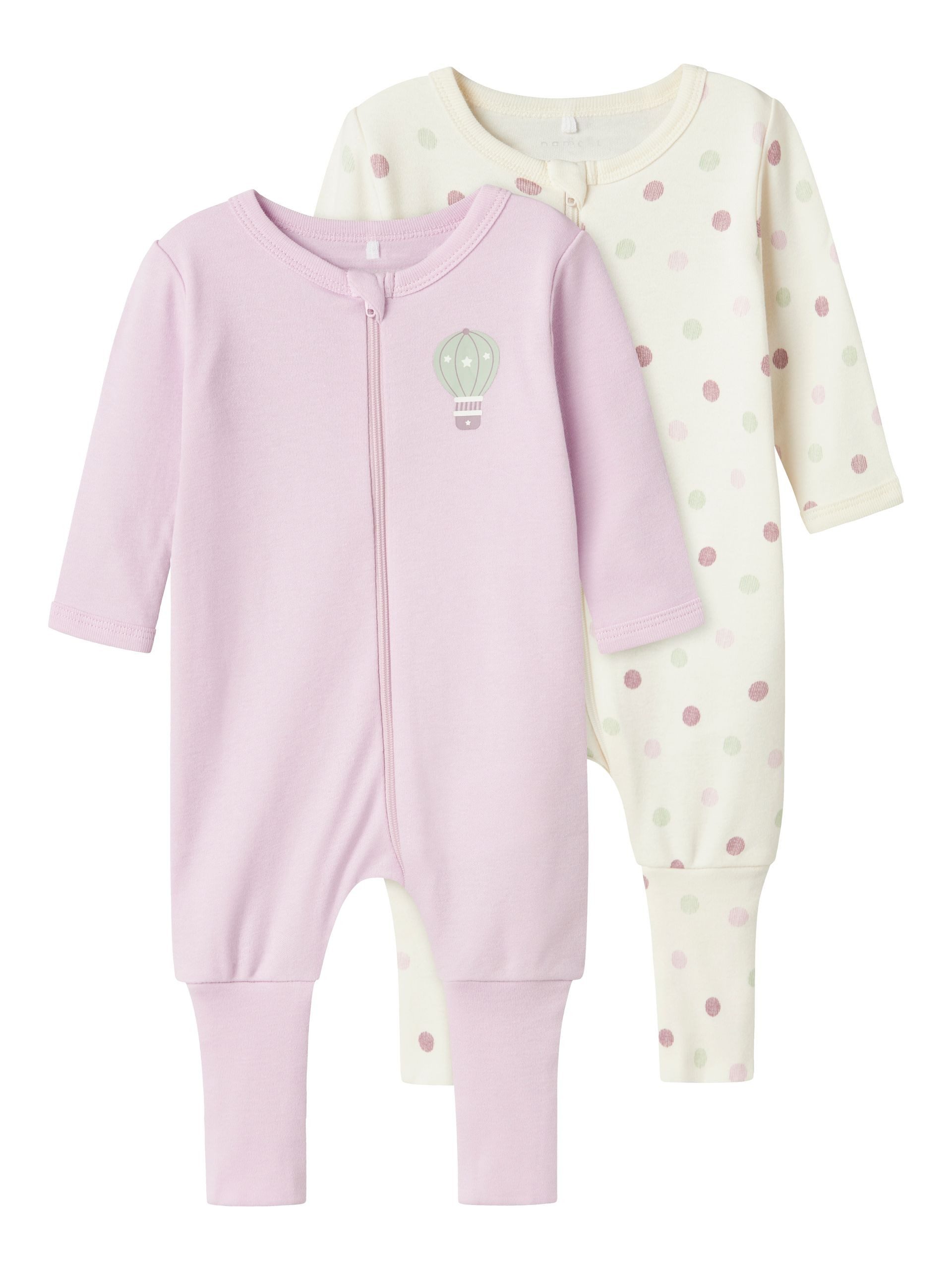 Name It Schlafoverall NBFNIGHTSUIT 2P ZIP FF JET DOT