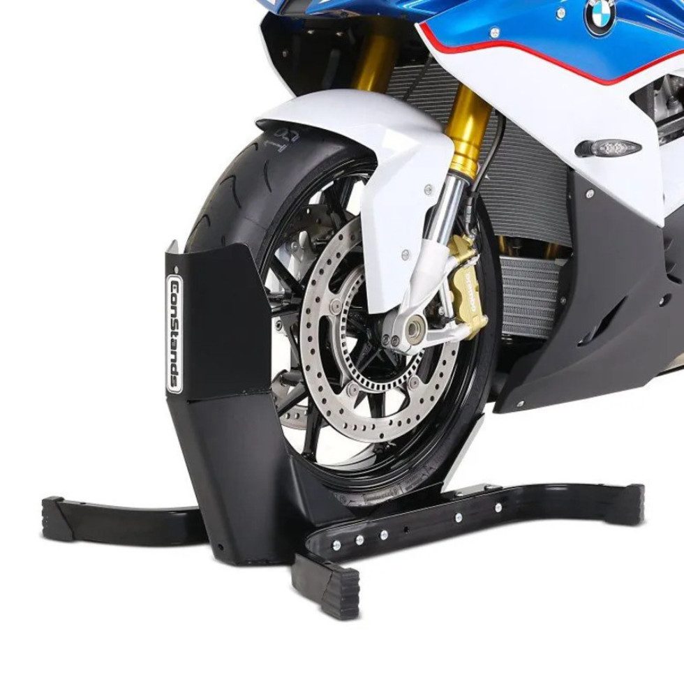 ConStands Motorradheber Motorrad Montageständer Wippe Vorderrad Easy Plus