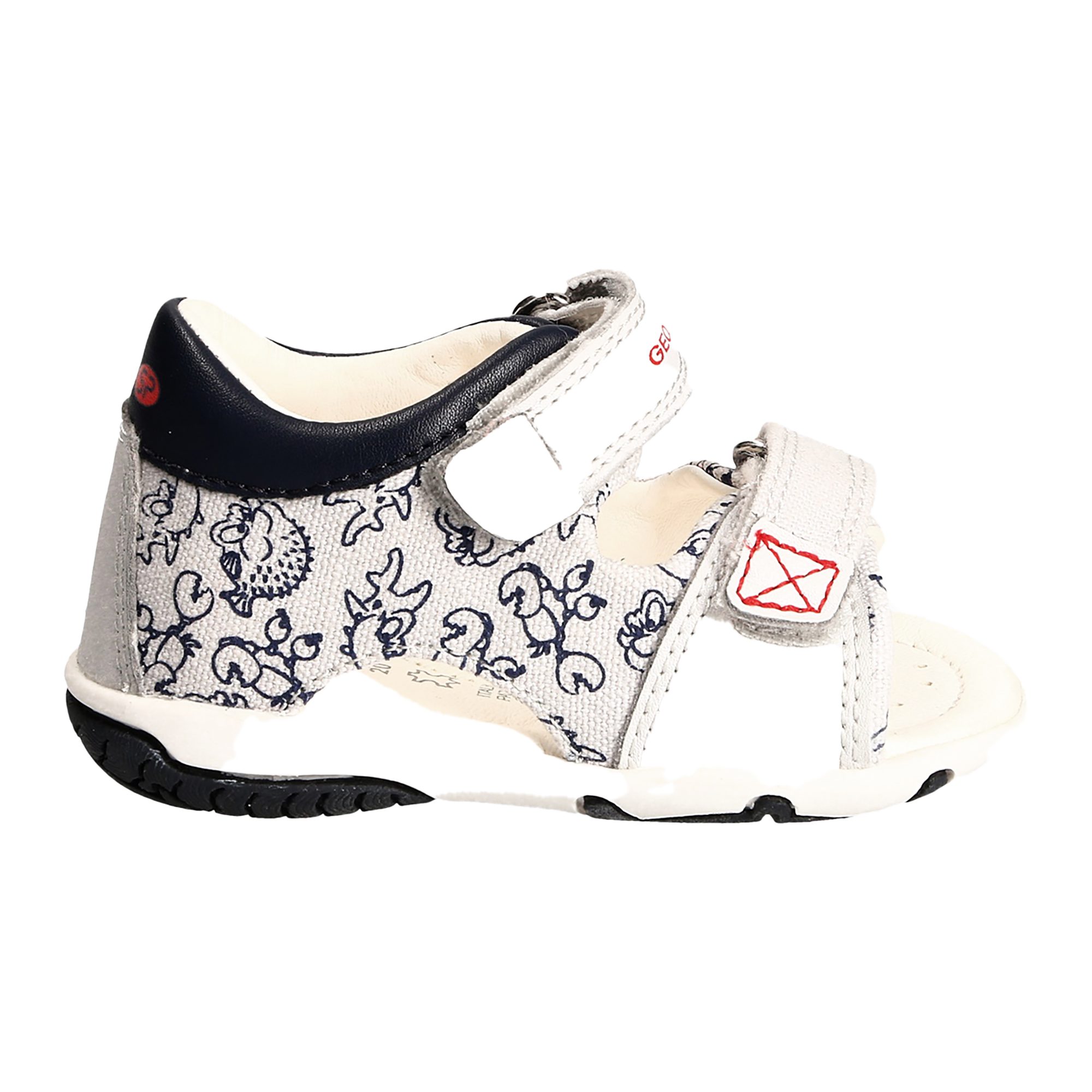 Geox GEOX B92L8A 01054 C1297, Sandalen, Grau, Kinder Sandale