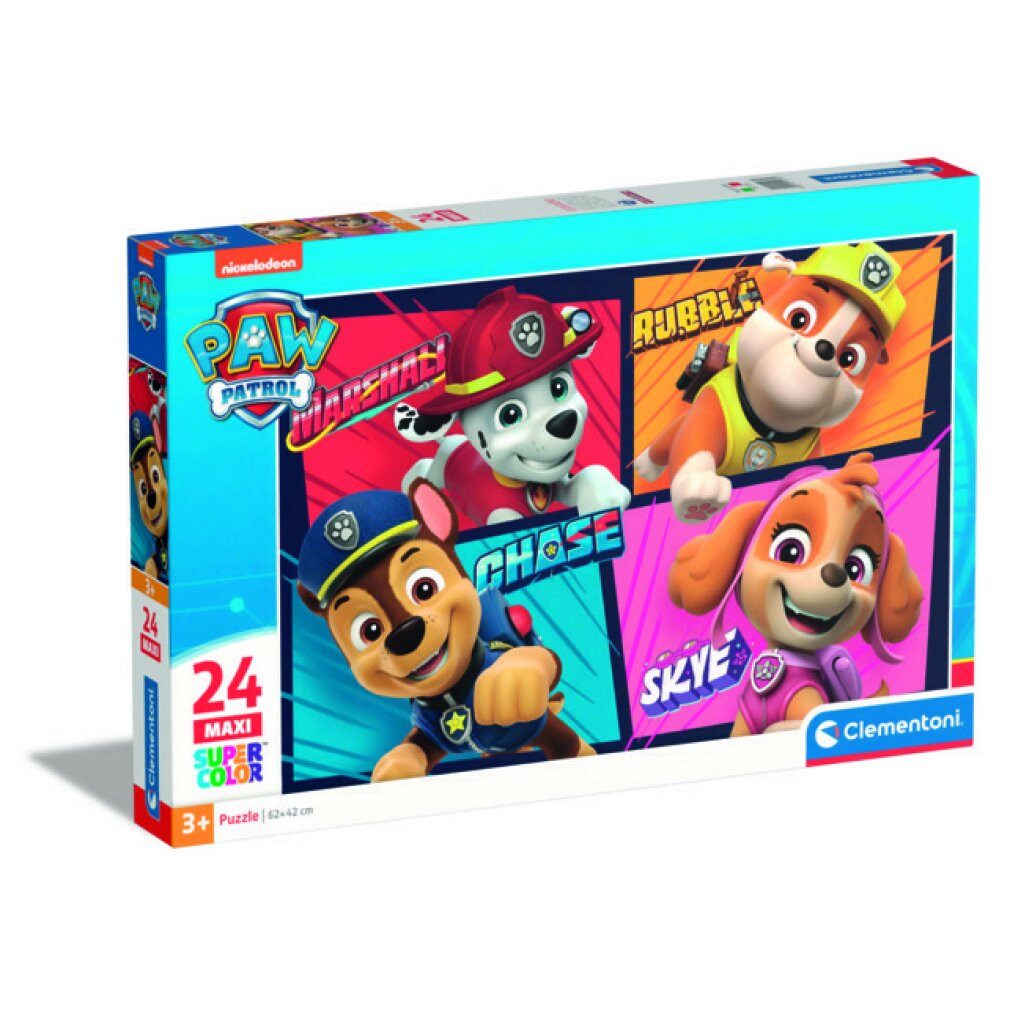 Clementoni® Puzzle CLEMENTONI Puzzle Tlapková patrola MAXI 24 Teile, Puzzleteile