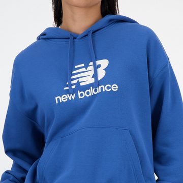New Balance Funktionsshirt NEW BALANCE Sport Essentials French Terry Hoodie Blau